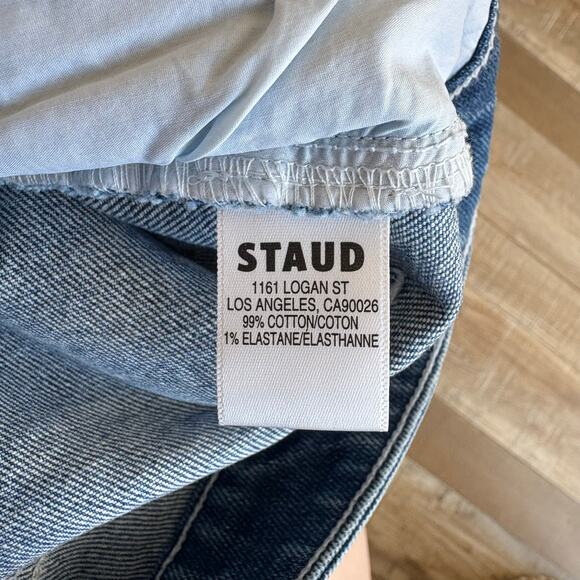 STAUD Painter Medium Wash Jeans Size 4 - Picture 7 of 8